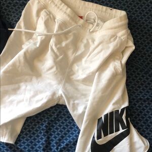 White Nike comfortable shorts